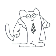 院長のシンボル猫マーク